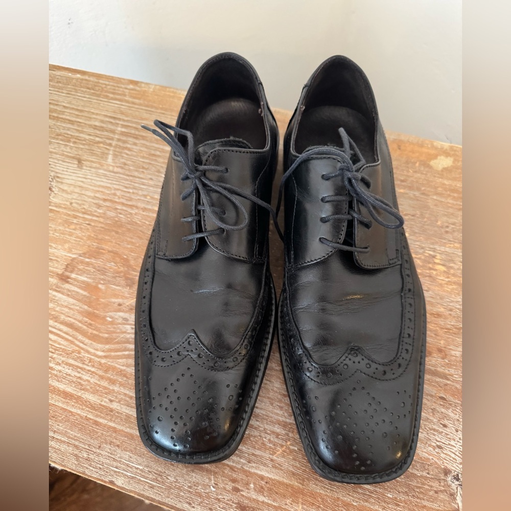 Johnston & Murphy Wingtip Leather Oxfords Size 8 M